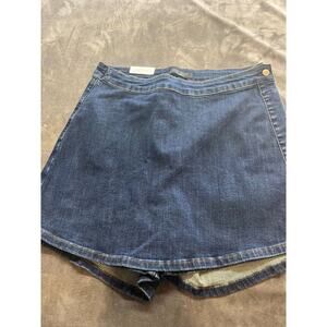 New Judy Blue Jean Skort shorts Size‎ 1XL Blue NWT